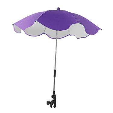 Imagem de MERIGLARE Carrinho de Bebê com Protetor Solar E Acessórios para Cadeiras, Roxo