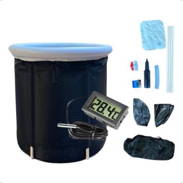 Imagem de Banheira Gelo Inflável Crioterapia Portátil 360l Acessórios - Dekor
