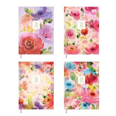 Imagem de Agenda costurada diária Feminine 2025 Tilibra