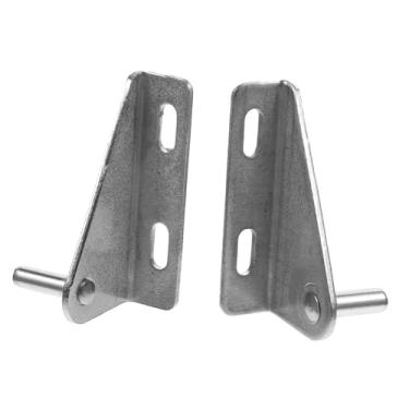 Imagem de VINTORKY 2 peças de dobradiças de geladeira para freezers, acessórios de porta duráveis e fáceis de instalar, compatíveis com vários modelos de substituição para freezer doméstico