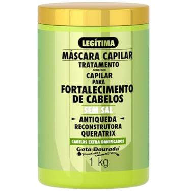 Imagem de Máscara Gota-Dourada Antiqueda Fortalecimento Força e Crescimento 1Kg