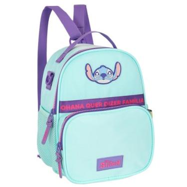 Imagem de Lancheira Escolar Térmica Juvenil Menina Lilo Stitch - Maxlog, AZUL