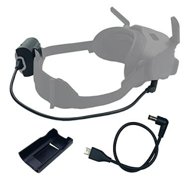 Imagem de Cabo de alimentação e suporte de bateria para DJI Avata Goggles 2, suporte de clipe de bateria e cabo de carregamento para DJI Avata Pro-View Combo Goggles 2 acessórios (não para óculos FPV V2)