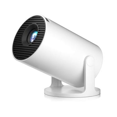 Imagem de Projetor Portatil 5g Wifi 6 Bluetooth 5.0 Android 11 HY300 4K 1080 Full HD Suporte 8000 Lumens Para Celular LED Projete até 130 polegadas (BRANCO)