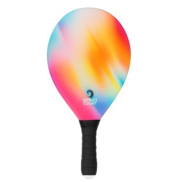 Imagem de Raquete de Frescobol Profissional Fibra de Vidro Sand Court - Colorida (340-360g)