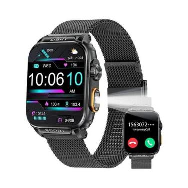 Imagem de Relógio Ultra Inteligente Masculino De 1,91" LIGE Moda IP68 À Prova d'