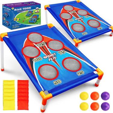 Imagem de Jogo Bean Bag Toss TOY Life Kids Cornhole Outdoor Games