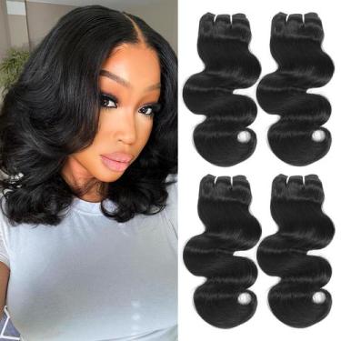 Imagem de Pacotes de cabelo HVN-KVVM Body Wave 12A Brazilian Virgin Hair