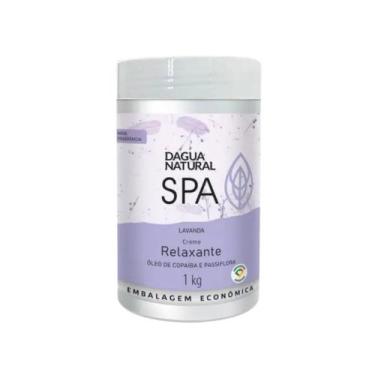 Imagem de Creme De Massagem Relaxante SPA Lavanda 1Kg D'Água Natural