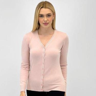 Imagem de Casaco Dunialin Cardigan com Botão Feminino-Feminino