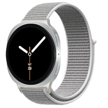 Imagem de Pulseiras de nylon para Samsung Galaxy Watch 8 de 40 mm e 44 mm/8 Classic 46 mm masculino/feminino, pulseira esportiva de tecido macio para Samsung Galaxy Watch 8 Classic de 46 mm/8 44 mm e 40 mm