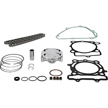 Imagem de Vertex Kit de pistão de extremidade superior VTKTC24020A compatível com/substituição para Kawasaki KX 250 F 2015-2016 76,95 mm de diâmetro do pistão, deslocamento de 250 cc, diâmetro do cilindro de 77