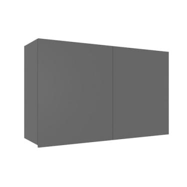 Imagem de Armário Aéreo Mdp Herval Amsterdam, 2 Portas, Cinza Grafite, 120 cm