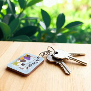 Imagem de Chaveiro MDF Amizade: 25 Lembrancinhas com Frases Inspiradoras e Ilust