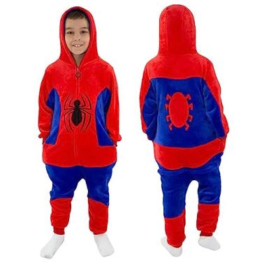 Imagem de MACACAO KIGURUMI INFANTIL DE 7 A 8 ANOS SPIDERMAN