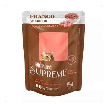 Imagem de Ração Úmida Quatree Supreme Frango para Gatos Castrados - 85g