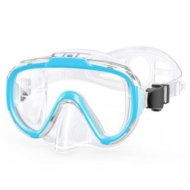Imagem de Óculos de natação Norabidea Anti Fog, visão ampla de 180 para crianças