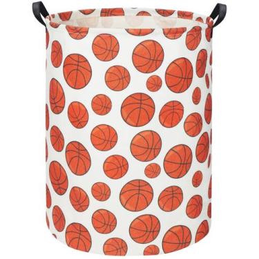 Imagem de Cesto de roupa suja HIYAGON Basketball Kids para menino/menina do berç