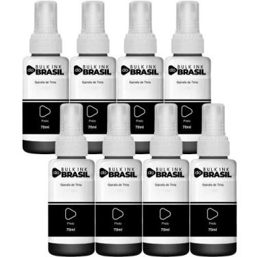 Imagem de Kit 8 Tintas Para Epson T664 L355 L365 L395 L455 L1300 L110 - Bulk Ink