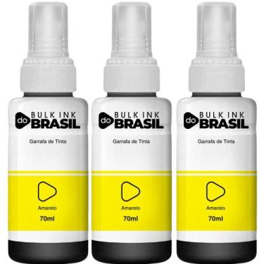 Imagem de Kit 3 Tintas Para Epson T664 L355 L365 L395 L455 L1300 L110 - Bulk Ink