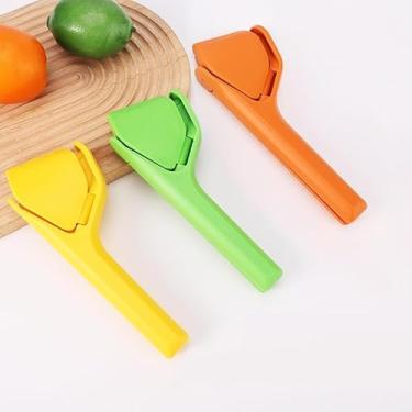Imagem de Espremedor de limão, espremedor de suco eficaz, design dobrável para economizar espaço, fácil de usar, espremedor de limão manual plano resistente
