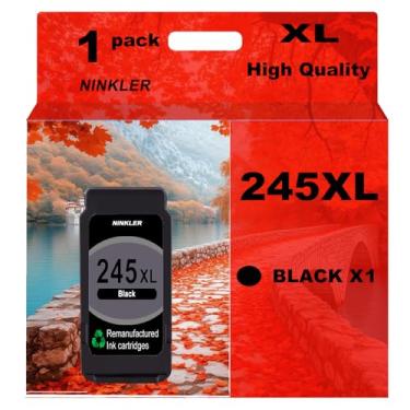 Imagem de NINKLER Cartuchos de tinta preta de substituição 245XL para Canon 245XL compatíveis com impressora Pixma MX490 MX492 MG2522 MG3022 MG2520 TS3100 TS3122 TS3300 TS3322 TR4522 (1 preta)