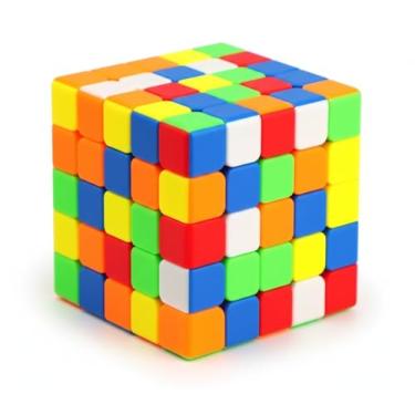 Imagem de Cubo Mágico 5x5x5, Quebra-Cabeça Colorido para Desenvolvimento de Raciocínio Lógico, Brinquedo Educativo com Rotação Suave