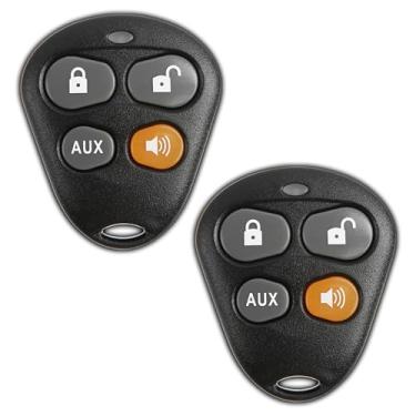Imagem de KeylessOption Controle remoto de entrada sem chave, alarme para chave de carro para reposição Viper Automate EZSDEI474V 474V (pacote com 2)