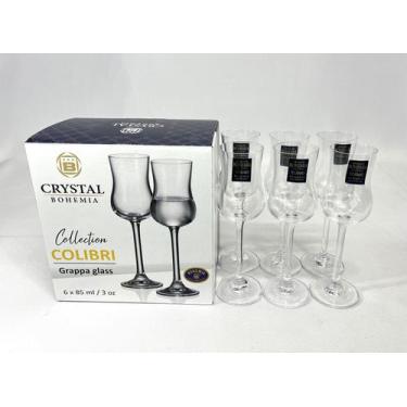 Imagem de Taça Cristal Bohemia 85ml com 6 unidades