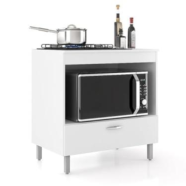 Imagem de Balcão para Cooktop 4 Bocas com 1 Porta Compact (Branco)