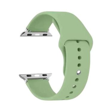 Imagem de Pulseira De Silicone Para Apple Watch 44mm 45mm 40mm 41mm 42-38mm, Bra