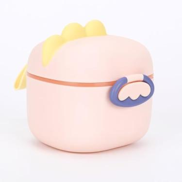 Imagem de Porta Leite Em Pó Bebê Passeio Viagem Dosador Nivelador (Rosa)