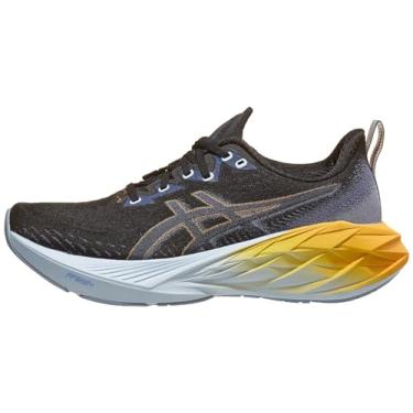 Imagem de ASICS NOVABLAST 4 Tênis de corrida masculino, Preto/Azul Trovão, 44