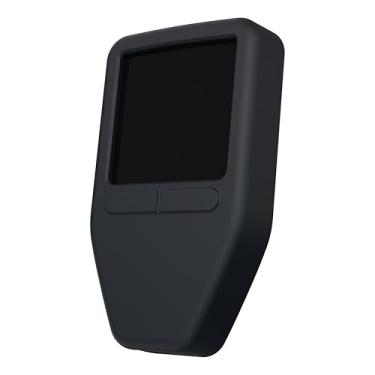 Imagem de CVER Capa de silicone compatível com Trezor Safe 3, proteção de cobertura total, acesso à tela e porta (preto)
