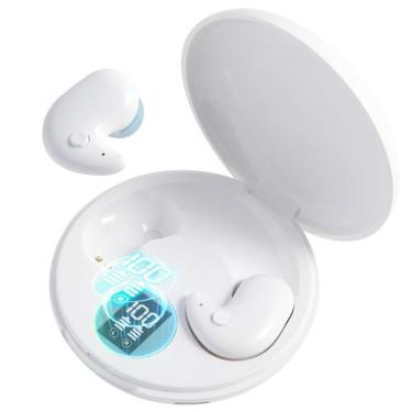 Imagem de Fones de ouvido sem fio Generic Invisible Bluetooth White - Marca Próp