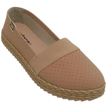 Imagem de Sapatilha Moleca Feminina Casual com Microperfuros, Nude, 38
