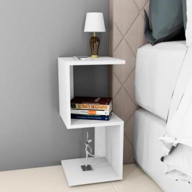 Imagem de Mesa Nicho de Cabeceira Formato S ou Z Moderna para Quarto Sala Escrit