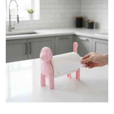 Imagem de Porta Papel Toalha Cachorro Dog Cozinha Churrasco - Rainbow Decor, Ros