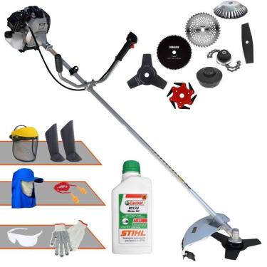 Imagem de Roçadeira 8 Em 1 Tbc43-h À Gasolina + Epi + Óleo Stihl 2t