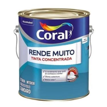 Imagem de Tinta Acrílica Fosca Coral Rende Muito 3,2L, Verde Angra