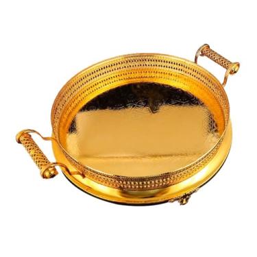 Imagem de MotiveTech Bandeja de Frutas, Fruteira, Decoração de Mesa, Prato de Sobremesa, Bandeja de Servir para Aniversários, Festas em Restaurantes, Natal, Casa