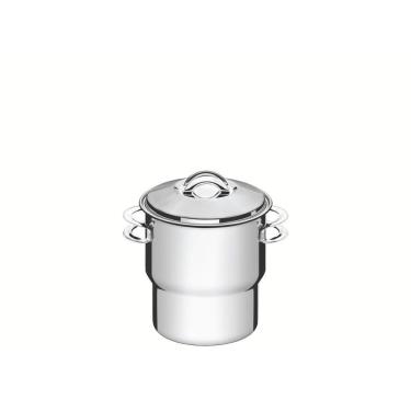 Imagem de Cuscuzeira Tramontina Solar Em Aço Inox Com Tampa E Alças 2,2l 14cm