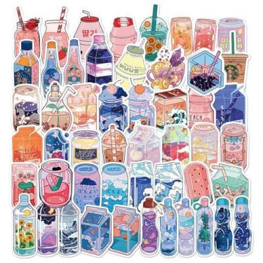 Imagem de Adesivos de desenho animado de garrafa de água, adesivos legais de viagem, adesivos de vinil à prova d'água para garrafas de água, laptop, bagagem, adolescentes adultos, teclados, mochilas, skates