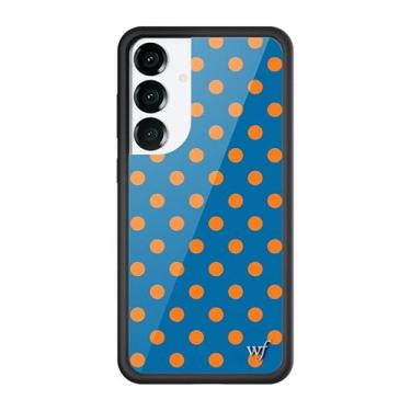 Imagem de Wildflower Capas - Compatível com Samsung Galaxy S25 Plus | Amortecedor preto protetor, certificado de teste de queda de 1,2 m, pequenas empresas de propriedade feminina | Pontos pontilhados clássicos