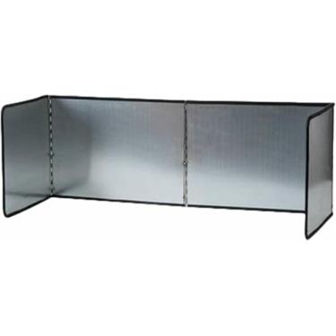 Imagem de HYUIO Protetor contra respingos de óleo dobrável antiaderente placa isolante contra respingos de óleo placa isolante de respingos de óleo, para fogão a gás, frigideira, acampamento, culinária