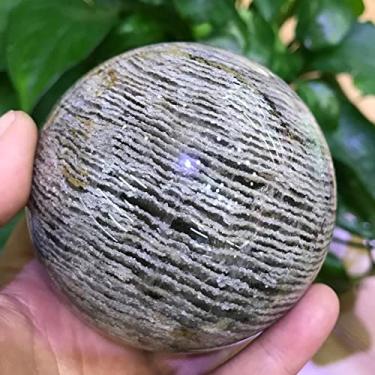 Imagem de Cheio de textura, 1 peça, esfera de cristal natural fantasma fantasma multicamadas preciosas pedras preciosas jardim esferas de quartzo Reiki minerais decorativos Feng Shui 5-8 cm pedras de quartzo