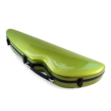 Imagem de Estojo Rígido De Violino Resistente Ao Desgaste De Fibra De Carbono Composta De Tamanho 4/4 Triangular Leve Tamanho Completo Estojo de Violino (Color : 02)