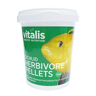 Imagem de Vitalis Raçăo Cichlid Herbivore Pellet 260g P/ Agua Doce