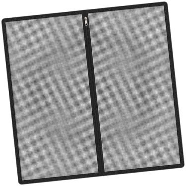 Imagem de IEUDNS Portão retrátil para bebês e gatos, cortina de malha para portas e cerca para animais de estimação, ideal para corredores, decks varandas, Preto, S