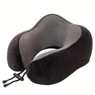 Imagem de Almofada para pescoço Almofada de viagem Almofada de descanso Almofada de viagem(Preto)